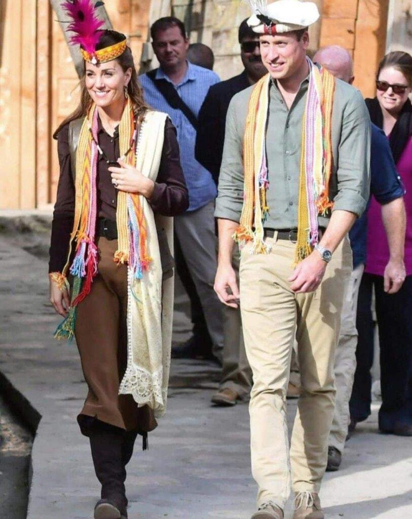 Prince William and Kate Middleton in Kalash valley