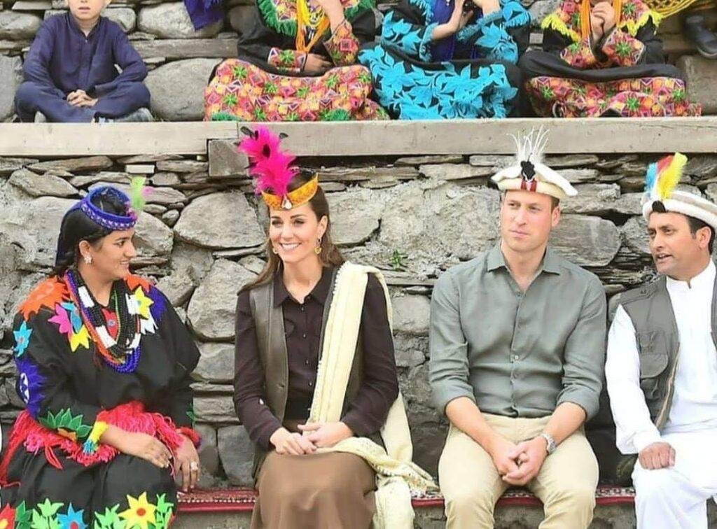 Prince William and Kate Middleton in Kalash valley