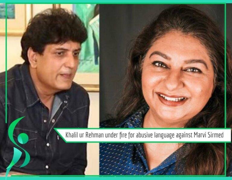 Khalil ur RehmanagainunderfireforabusivelanguageagainstMarviSirmed