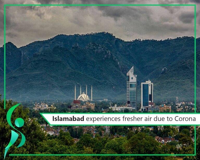 Virtual lockdown in Islamabad shows a drastic decline in air pollution