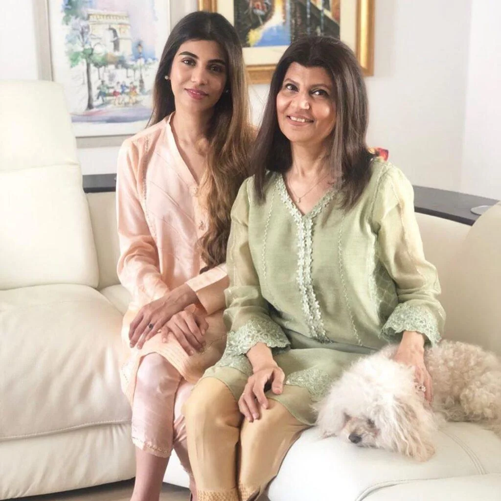 Rubina Ashraf and daughter Minna.