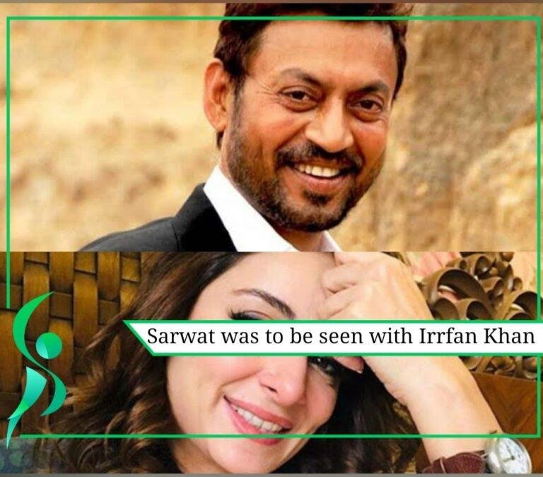 Sarwat Gillani was to be seen with legendary Irrfan Khan