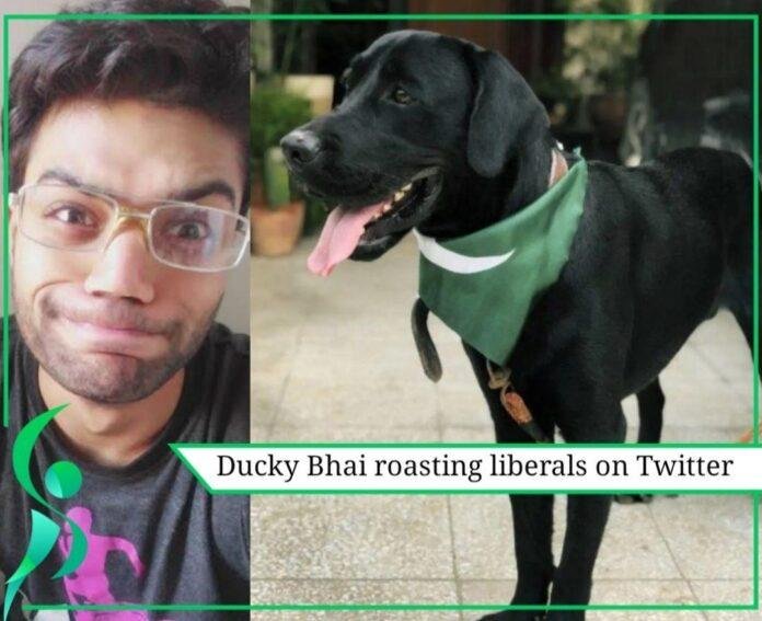 Ducky bhai roasting on twitter