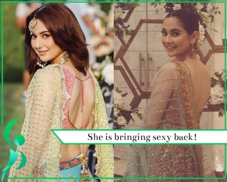 Hania Amir’s backless game is always strong