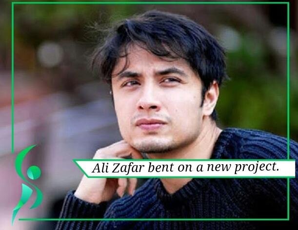 Ali Zafar bent on a new project.