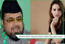 hareem shah slapping mufti abdul qavi goes viral