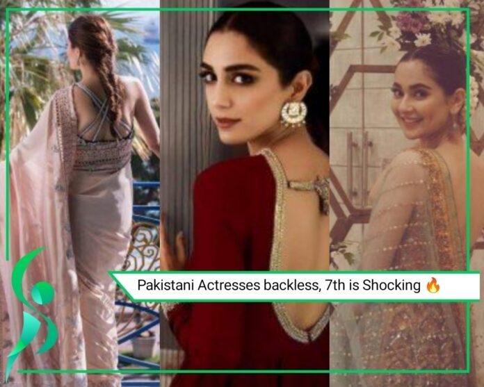 Sexy Back Pakistani Actresses Looks Stunning In Backless Dress