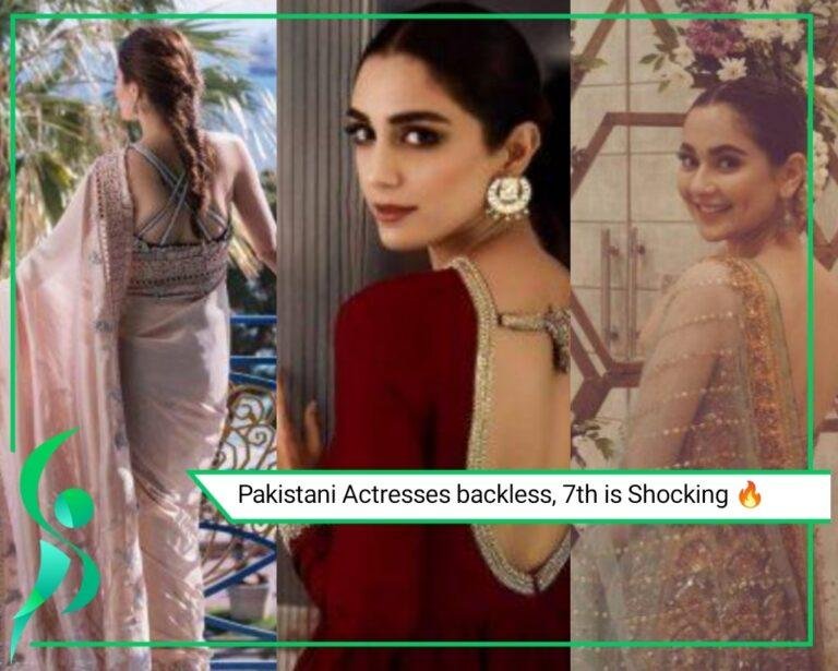 Sexy Back! Pakistani actresses looks Stunning in Backless Dress